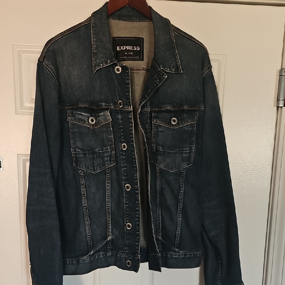 Express Midnight Blue Denim Jacket